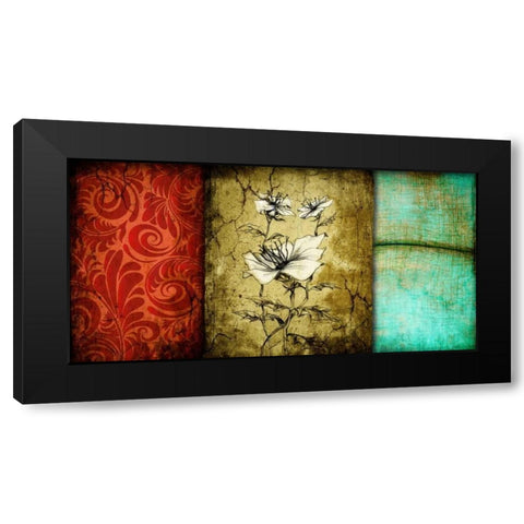 Luxury II Black Modern Wood Framed Art Print with Double Matting by Willow, Susan P.