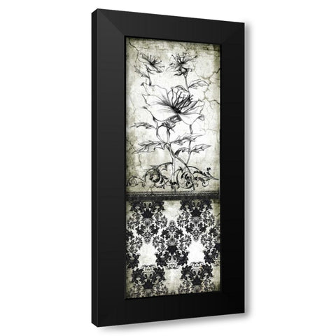 Rose Vintage II A Black Modern Wood Framed Art Print by Willow, Susan P.