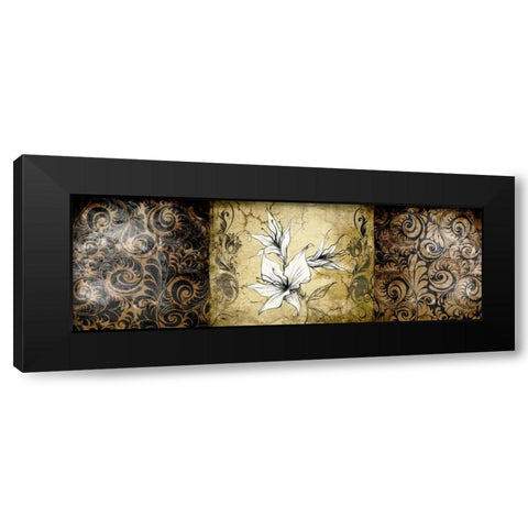 Brown Vintage Black Modern Wood Framed Art Print with Double Matting by Willow, Susan P.