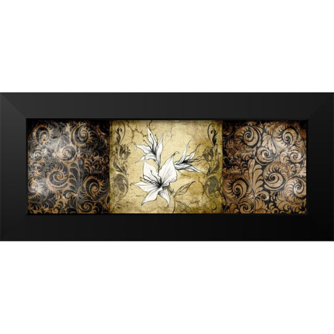Brown Vintage Black Modern Wood Framed Art Print by Willow, Susan P.