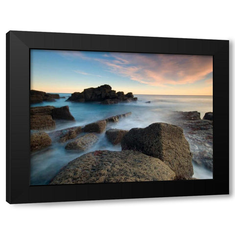 The patxa Black Modern Wood Framed Art Print with Double Matting by Vera, Urtzi