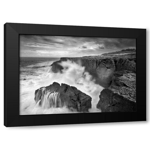 The three Marias Black Modern Wood Framed Art Print by Vera, Urtzi