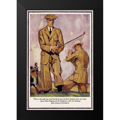 Baskins Fashions II Black Modern Wood Framed Art Print by Unknown