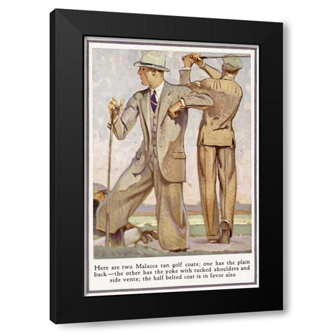Baskins Fashions VIII Black Modern Wood Framed Art Print by Unknown