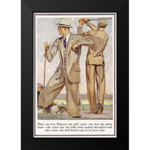 Baskins Fashions VIII Black Modern Wood Framed Art Print by Unknown