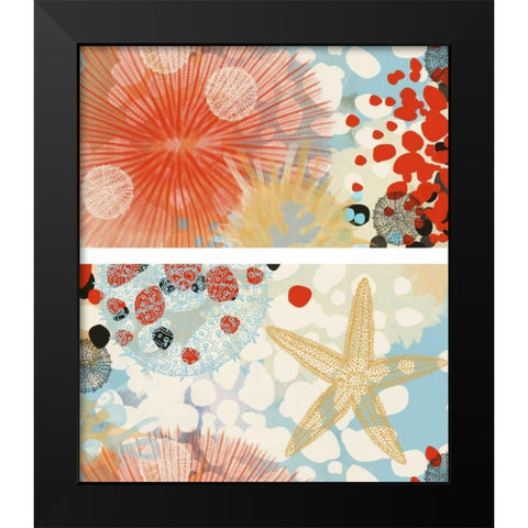 Butterfly MÃ©lange I Black Modern Wood Framed Art Print by Unknown