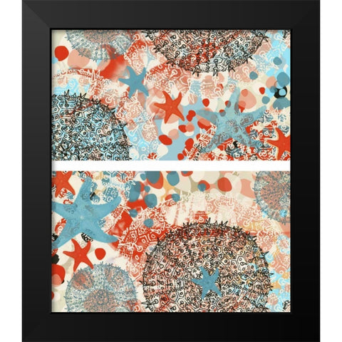 Butterfly MÃ©lange III Black Modern Wood Framed Art Print by Unknown