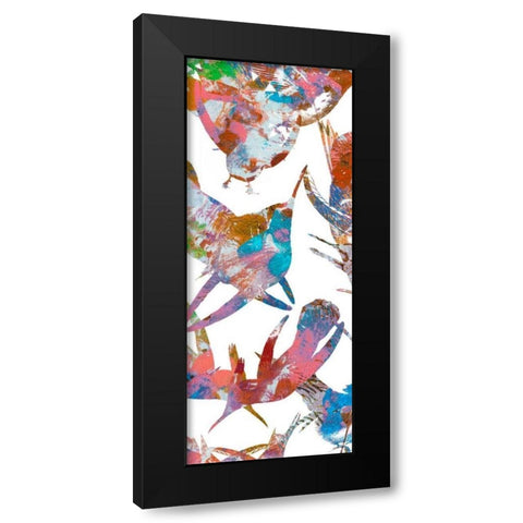 Bright Flight Birds V Black Modern Wood Framed Art Print with Double Matting by Studio W