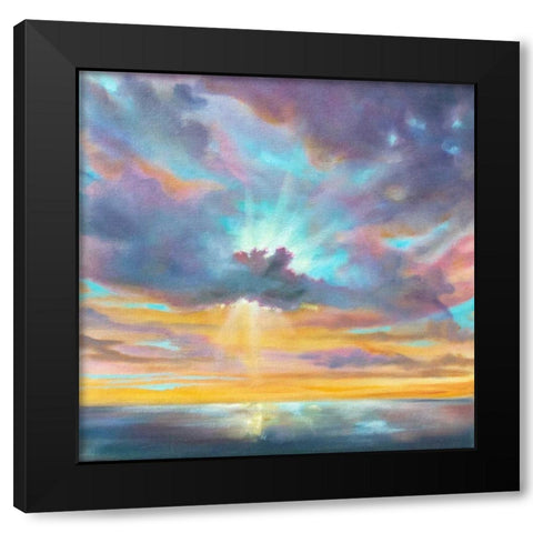 Beautiful Timing Black Modern Wood Framed Art Print by Quin, Marabeth