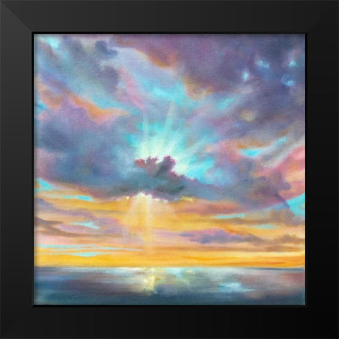 Beautiful Timing Black Modern Wood Framed Art Print by Quin, Marabeth