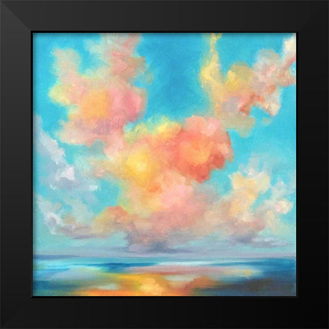 The Sureness of Things Black Modern Wood Framed Art Print by Quin, Marabeth