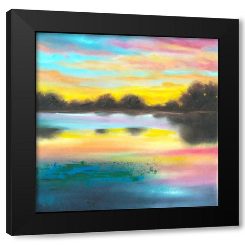 The Grand Scheme of Things Black Modern Wood Framed Art Print with Double Matting by Quin, Marabeth