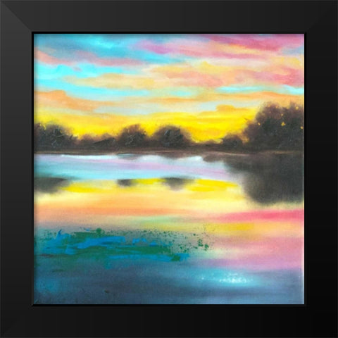 The Grand Scheme of Things Black Modern Wood Framed Art Print by Quin, Marabeth