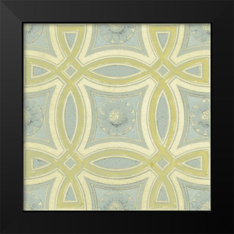 Pastel Tile Design III Black Modern Wood Framed Art Print by Studio W