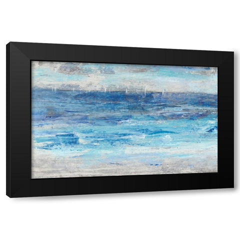 Sailing Afar II Black Modern Wood Framed Art Print with Double Matting by OToole, Tim