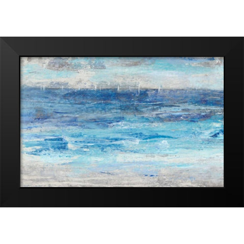 Sailing Afar II Black Modern Wood Framed Art Print by OToole, Tim