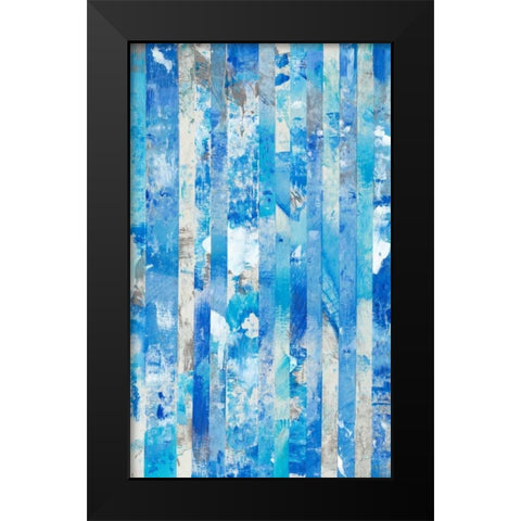 Shifting Blues II Black Modern Wood Framed Art Print by OToole, Tim