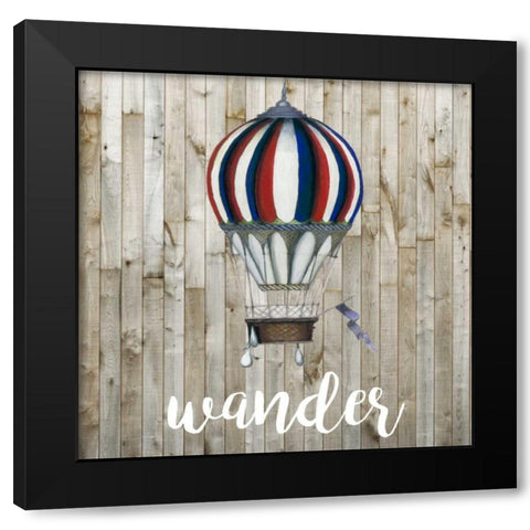Young Explorer I Black Modern Wood Framed Art Print with Double Matting by Studio W