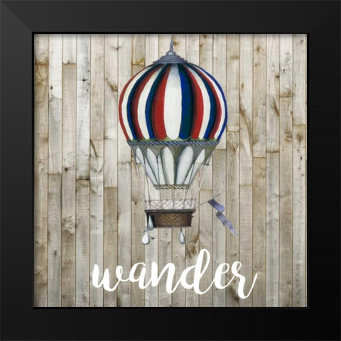 Young Explorer I Black Modern Wood Framed Art Print by Studio W