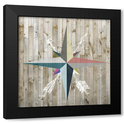 Young Explorer II Black Modern Wood Framed Art Print with Double Matting by Studio W