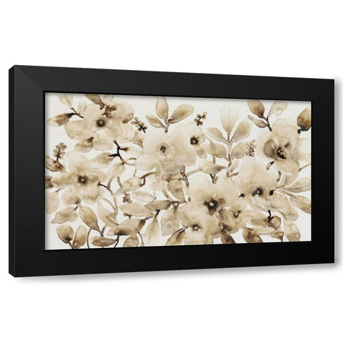 Blooming Umber II Black Modern Wood Framed Art Print by OToole, Tim