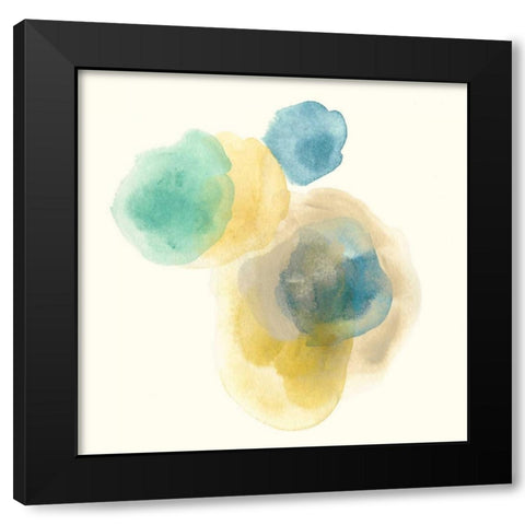 Fluid Geology III Black Modern Wood Framed Art Print with Double Matting by Vess, June Erica