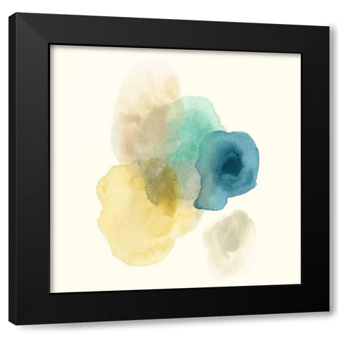 Fluid Geology IV Black Modern Wood Framed Art Print with Double Matting by Vess, June Erica