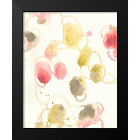 Elliptical Motion I Black Modern Wood Framed Art Print by Vess, June Erica