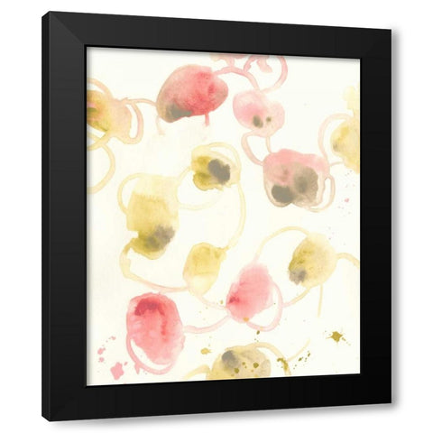 Elliptical Motion II Black Modern Wood Framed Art Print with Double Matting by Vess, June Erica