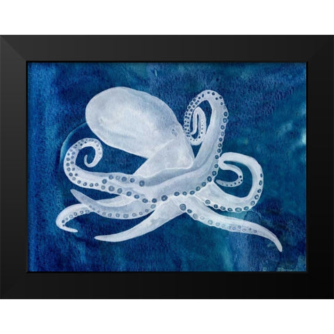 Cephalopod I Black Modern Wood Framed Art Print by Ludwig, Alicia