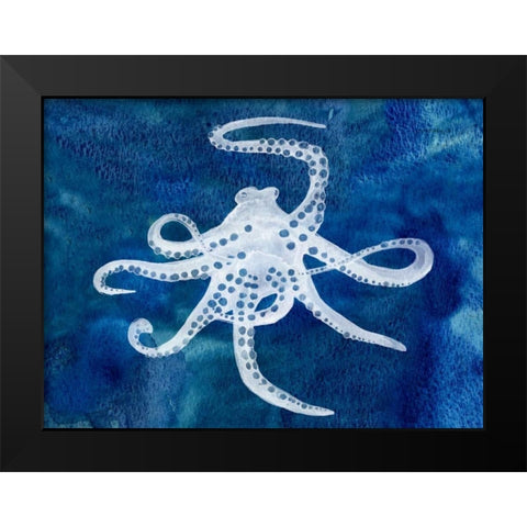 Cephalopod II Black Modern Wood Framed Art Print by Ludwig, Alicia