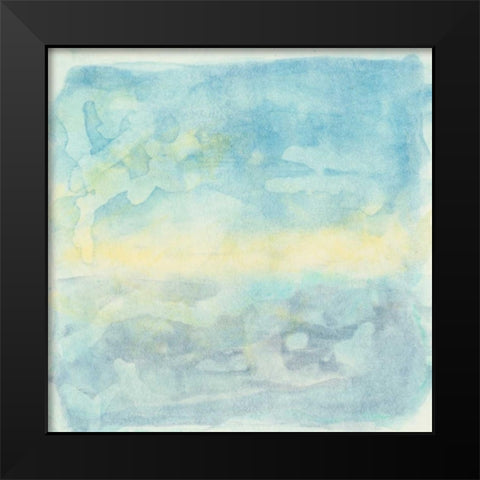 Murmured Landscape II Black Modern Wood Framed Art Print by Stramel, Renee W.