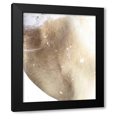 Gold Fusion III Black Modern Wood Framed Art Print by Contacessi, Julia