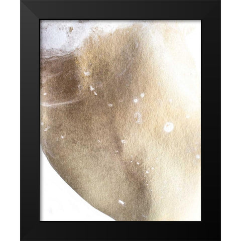 Gold Fusion III Black Modern Wood Framed Art Print by Contacessi, Julia