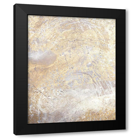 Gold Fusion VII Black Modern Wood Framed Art Print by Contacessi, Julia