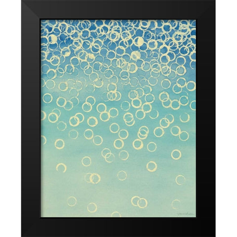 Faded Axioms II Black Modern Wood Framed Art Print by Lam, Vanna