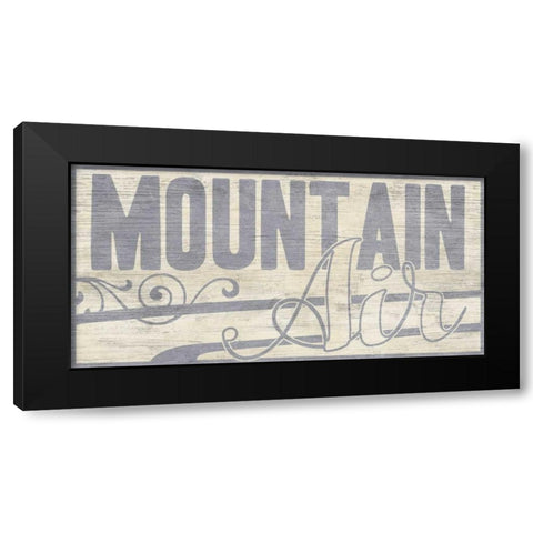 Lake Life II Black Modern Wood Framed Art Print with Double Matting by Vess, June Erica