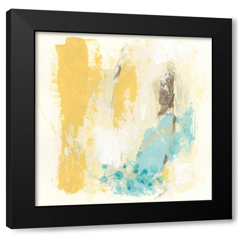Diadem I Black Modern Wood Framed Art Print with Double Matting by Vess, June Erica