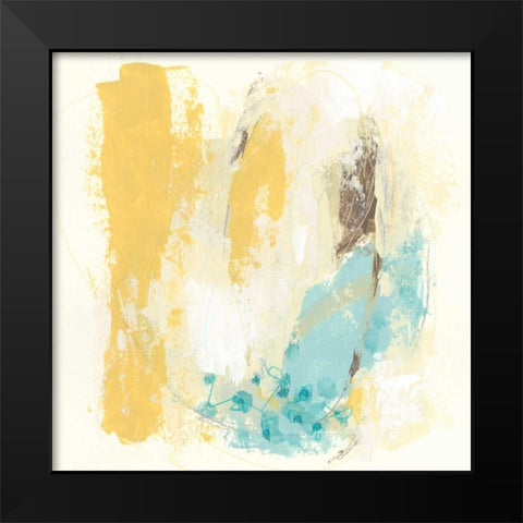 Diadem I Black Modern Wood Framed Art Print by Vess, June Erica