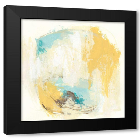 Diadem III Black Modern Wood Framed Art Print with Double Matting by Vess, June Erica