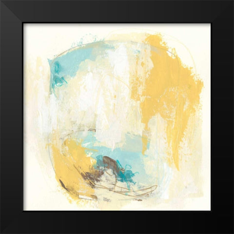 Diadem III Black Modern Wood Framed Art Print by Vess, June Erica