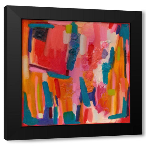 Art 101 Black Modern Wood Framed Art Print with Double Matting by Galapon, Nikki
