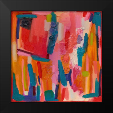 Art 101 Black Modern Wood Framed Art Print by Galapon, Nikki