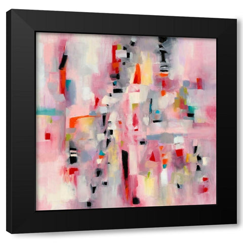 Relax I Black Modern Wood Framed Art Print by Galapon, Nikki