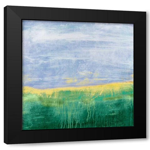 Whispers Emerge II Black Modern Wood Framed Art Print by Suderman, Karen
