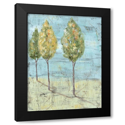Grove I Black Modern Wood Framed Art Print with Double Matting by Reynolds, Jade