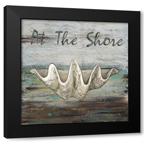 At the Shore I Black Modern Wood Framed Art Print with Double Matting by Reynolds, Jade