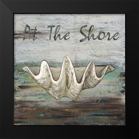 At the Shore I Black Modern Wood Framed Art Print by Reynolds, Jade