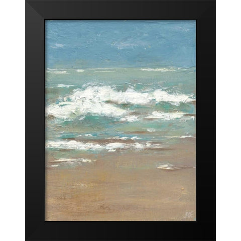 Waves I Black Modern Wood Framed Art Print by Reynolds, Jade