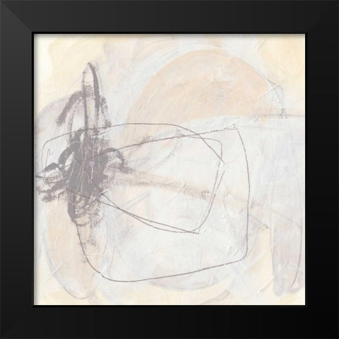 Periphery I Black Modern Wood Framed Art Print by Vess, June Erica